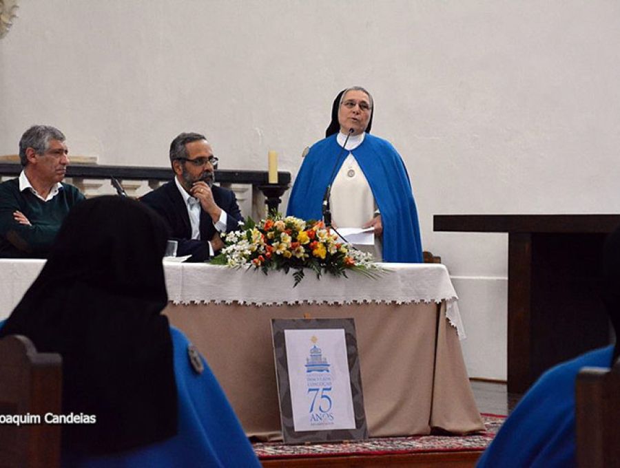 Fernando Santos en el Monasterio de Campo Maior